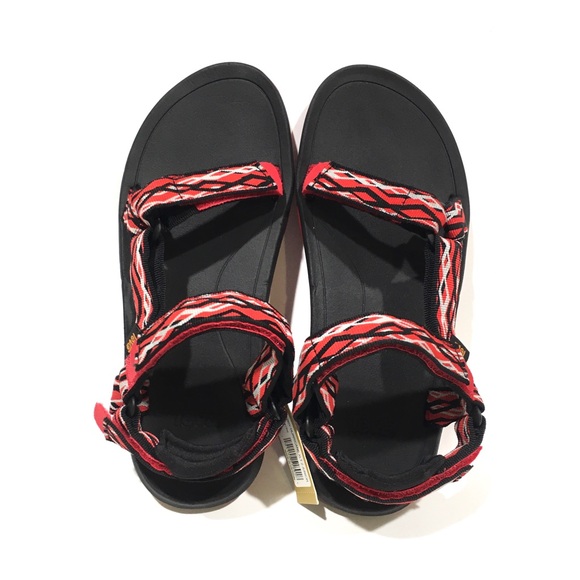 TEVA HURRICANE XLT 2 SPORT SANDALS -RED / BLACK -YOUTH US 6 /WOMEN’S US 8 -NEW - Picture 7 of 8